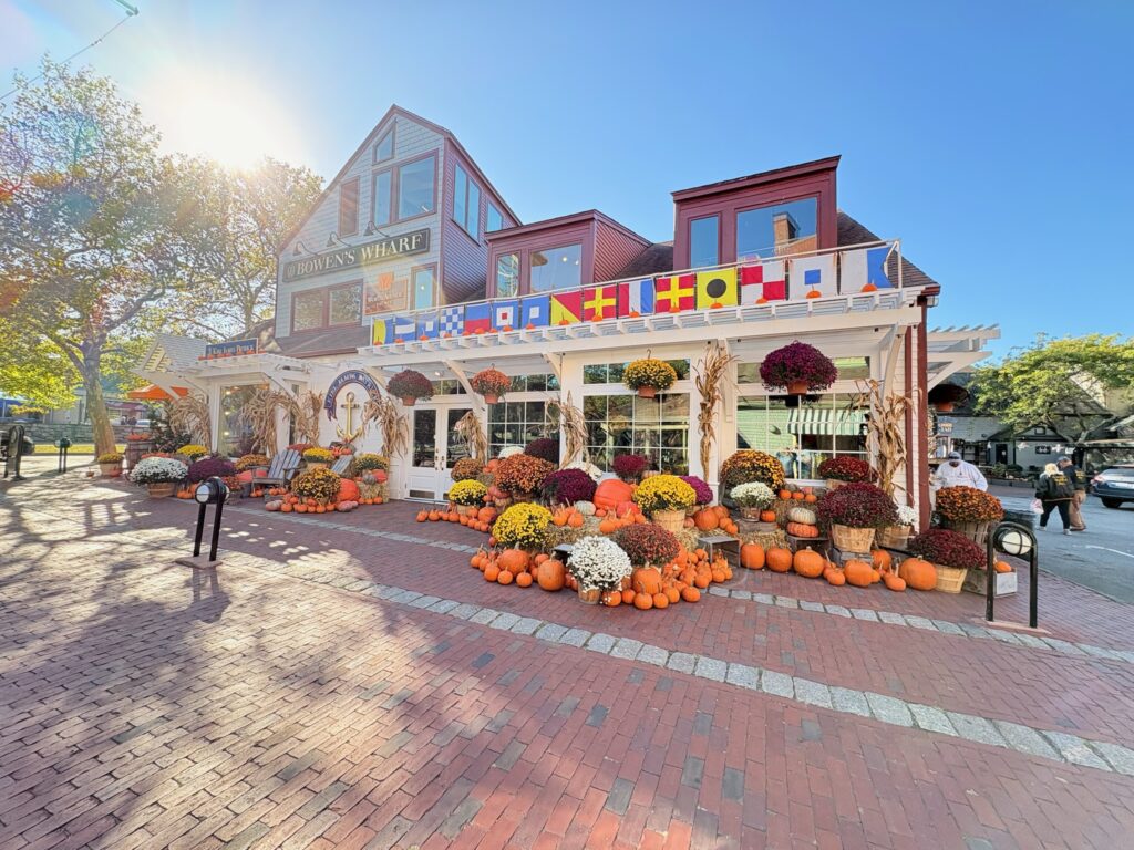 Bowen's Wharf ready for fall. An example of Newport adapting and thriving during the shoulder season.